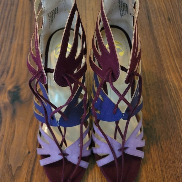 Charming Charlie lace-up pumps (EUC) 🛍 HP 🛍 - Picture 4 of 6